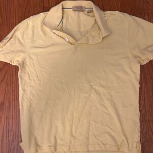 Brooks Brothers Yellow Polo Shirt Classic Cotton Casual